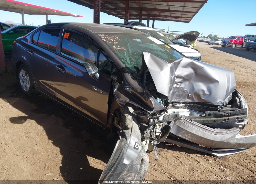 2013 HONDA CIVIC LX VIN: 19XFB2F56DE031026