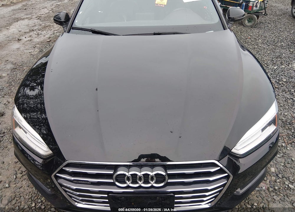 2018 AUDI A5 2.0T PREMIUM VIN: WAUNNAF57JA003860