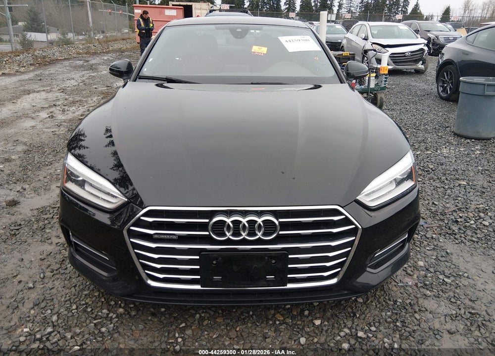 2018 AUDI A5 2.0T PREMIUM VIN: WAUNNAF57JA003860