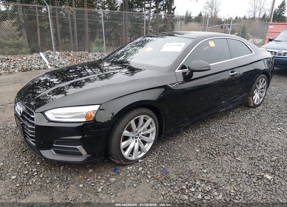 2018 AUDI A5 2.0T PREMIUM VIN: WAUNNAF57JA003860