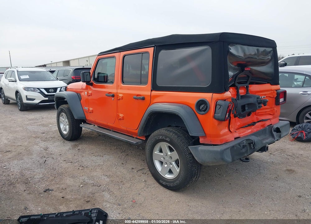 2018 JEEP WRANGLER UNLIMITED SPORT S 4X4 VIN: 1C4HJXDN8JW203683