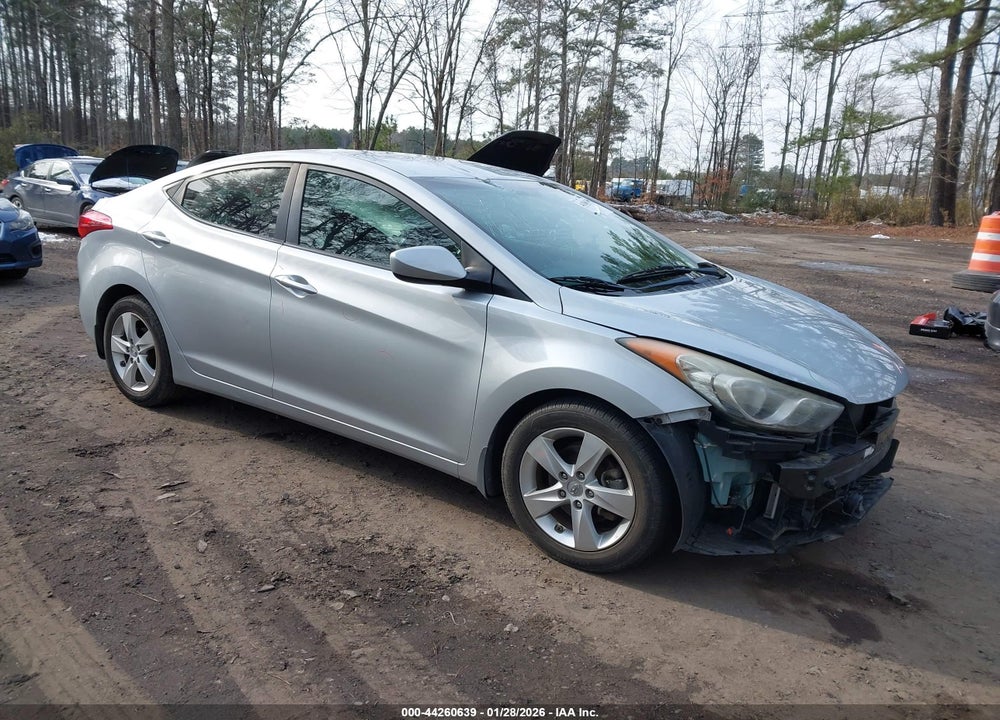 2013 HYUNDAI ELANTRA GLS VIN: 5NPDH4AE2DH317749