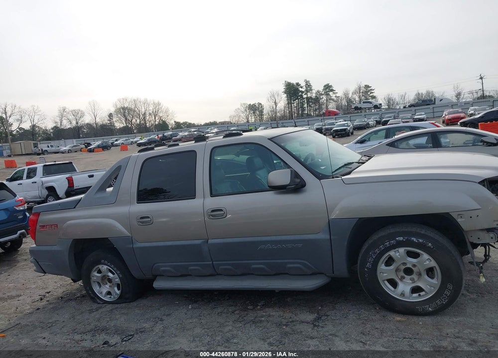 2002 CHEVROLET AVALANCHE 1500 VIN: 3GNEC13T72G244436