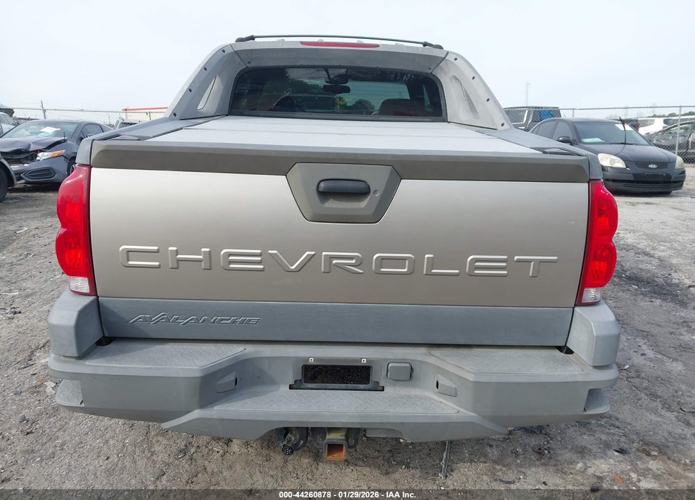 2002 CHEVROLET AVALANCHE 1500 VIN: 3GNEC13T72G244436