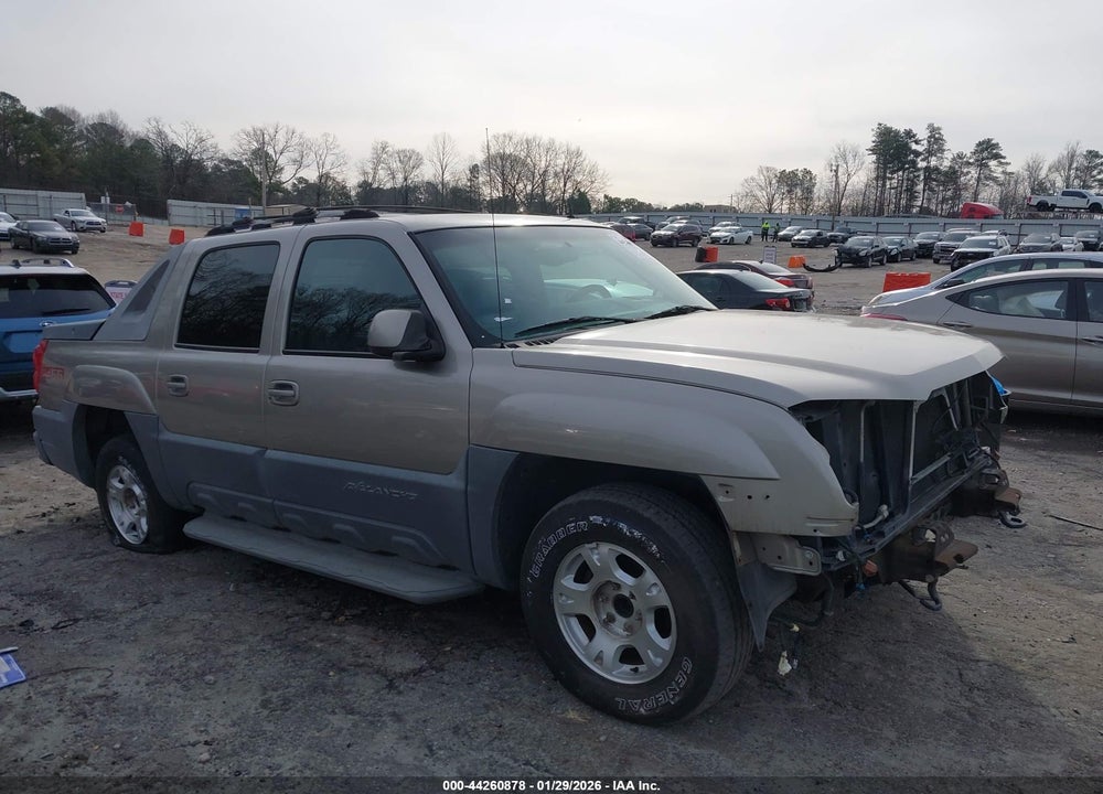 2002 CHEVROLET AVALANCHE 1500 VIN: 3GNEC13T72G244436