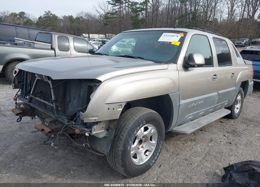 2002 CHEVROLET AVALANCHE 1500 VIN: 3GNEC13T72G244436