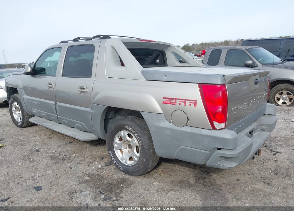 2002 CHEVROLET AVALANCHE 1500 VIN: 3GNEC13T72G244436