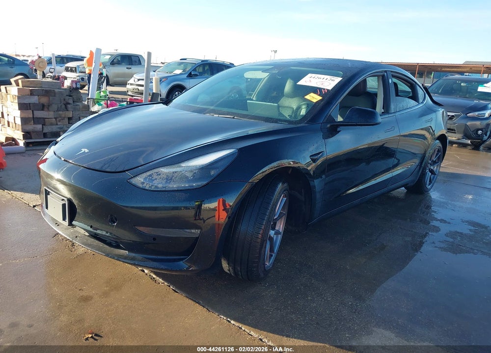 2022 TESLA MODEL 3 LONG RANGE DUAL MOTOR ALL-WHEEL DRIVE VIN: 5YJ3E1EB7NF164806