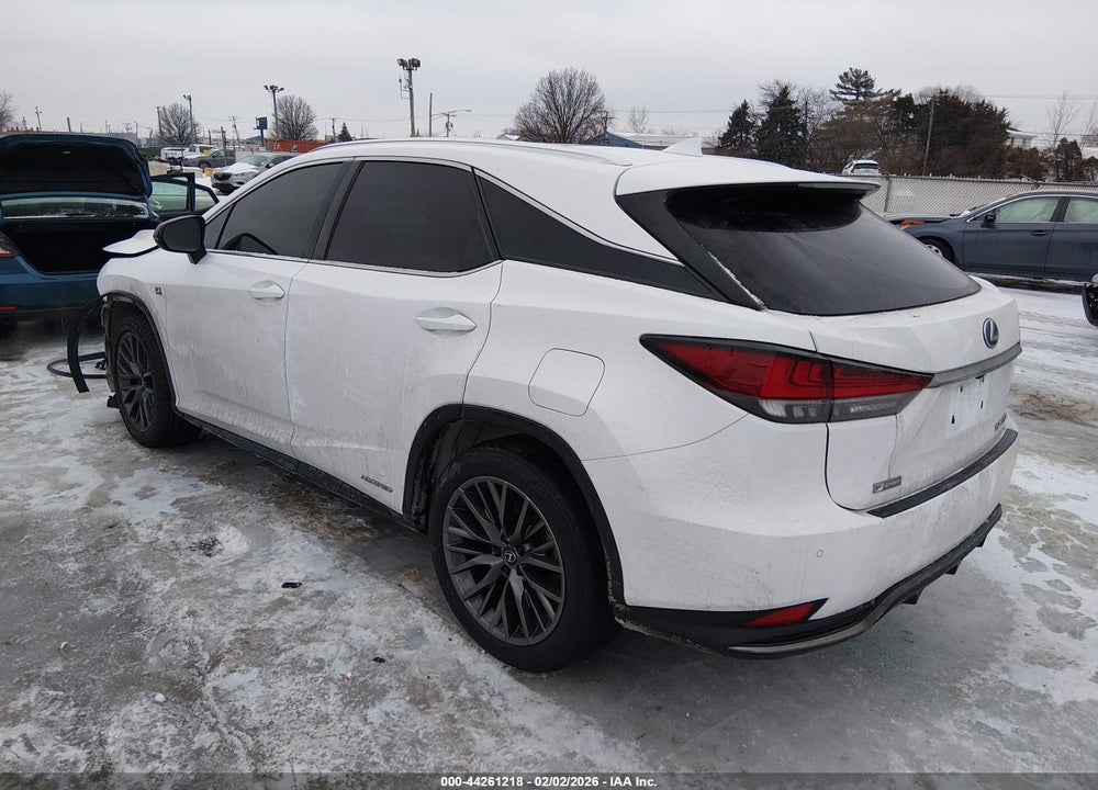 2021 LEXUS RX 450H F SPORT HANDLING VIN: 2T2YGMDA3MC062475