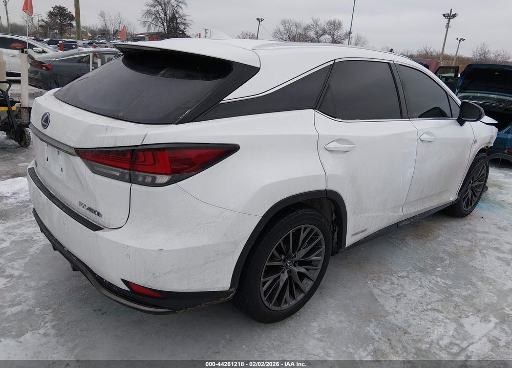 2021 LEXUS RX 450H F SPORT HANDLING VIN: 2T2YGMDA3MC062475