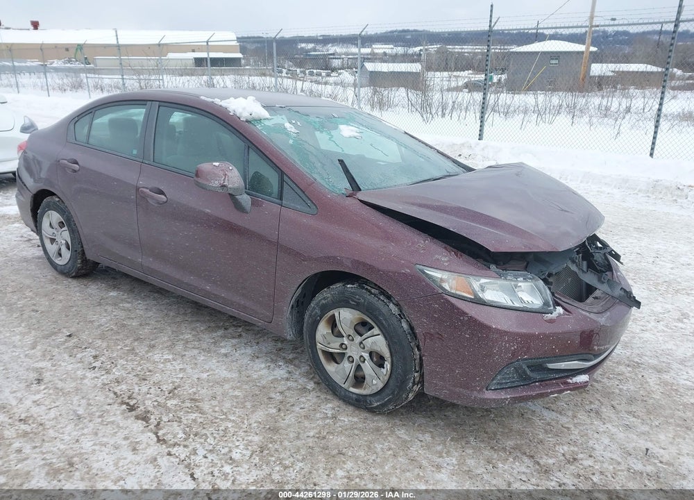 2013 HONDA CIVIC LX VIN: 19XFB2F52DE282304