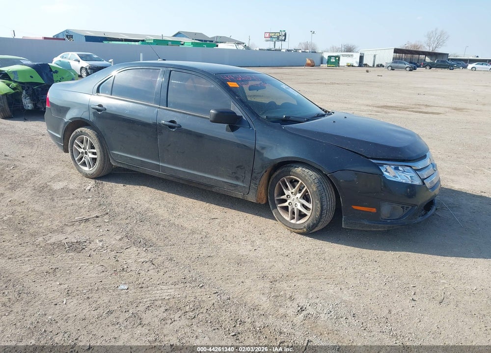 2012 FORD FUSION S VIN: 3FAHP0GAXCR345544