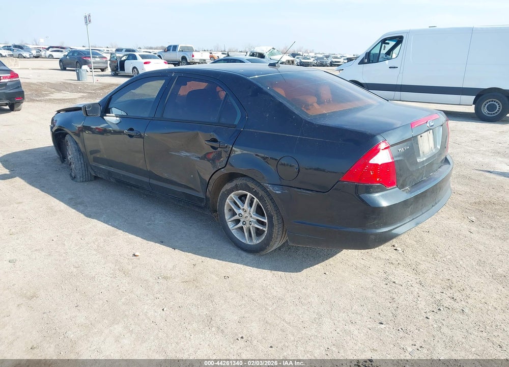 2012 FORD FUSION S VIN: 3FAHP0GAXCR345544