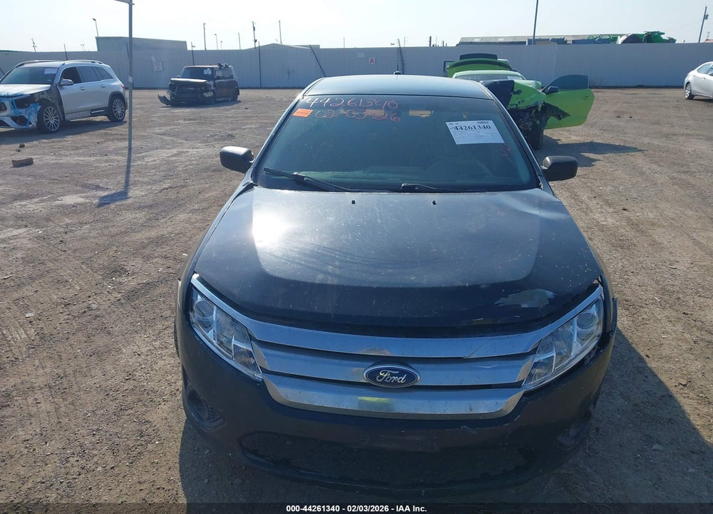 2012 FORD FUSION S VIN: 3FAHP0GAXCR345544