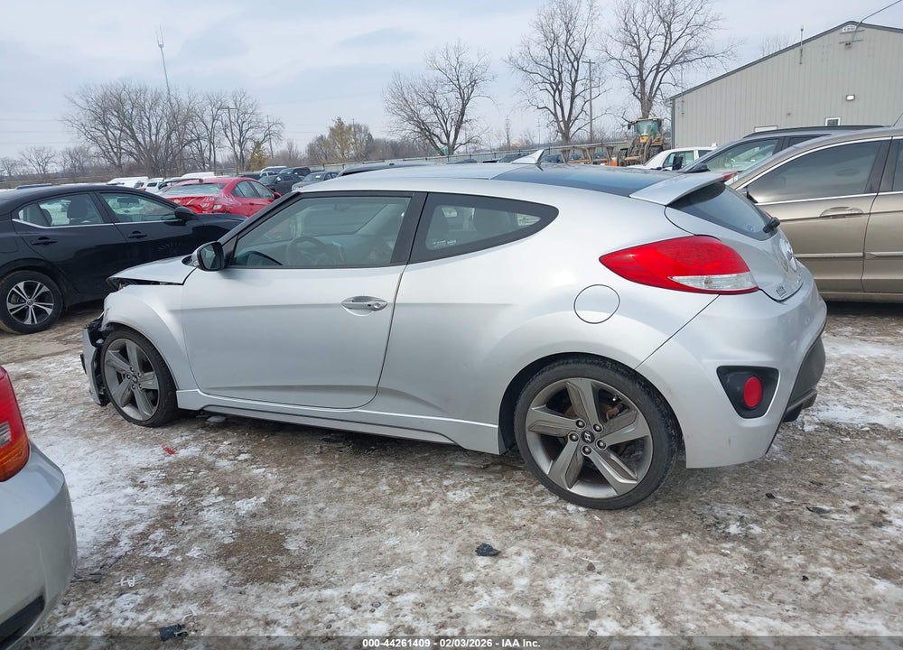 2013 HYUNDAI VELOSTER TURBO W/BLUE VIN: KMHTC6AE4DU096095