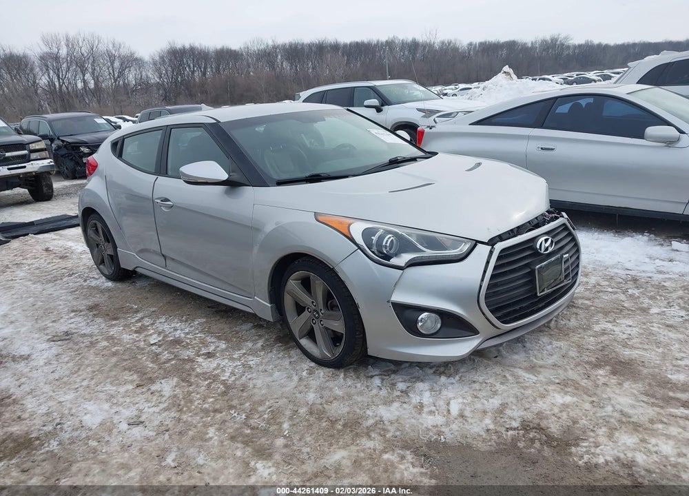 2013 HYUNDAI VELOSTER TURBO W/BLUE VIN: KMHTC6AE4DU096095