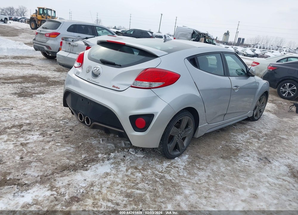 2013 HYUNDAI VELOSTER TURBO W/BLUE VIN: KMHTC6AE4DU096095
