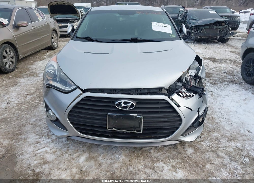 2013 HYUNDAI VELOSTER TURBO W/BLUE VIN: KMHTC6AE4DU096095
