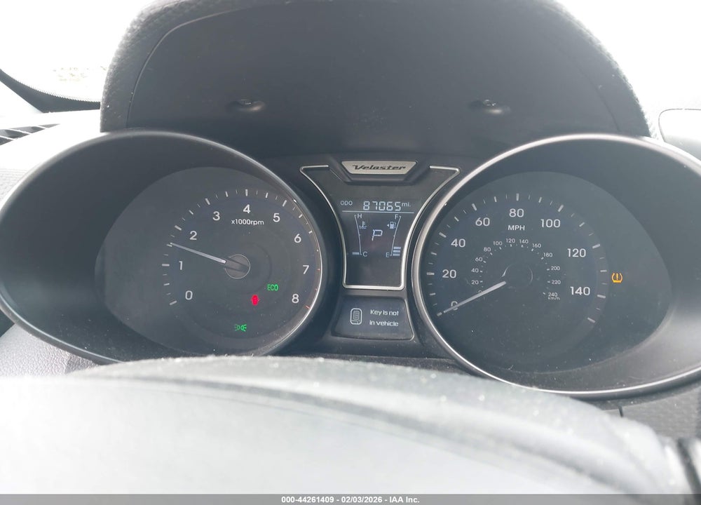 2013 HYUNDAI VELOSTER TURBO W/BLUE VIN: KMHTC6AE4DU096095