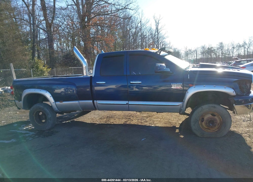 2009 DODGE RAM 3500 LARAMIE VIN: 3D3MX48L99G548999