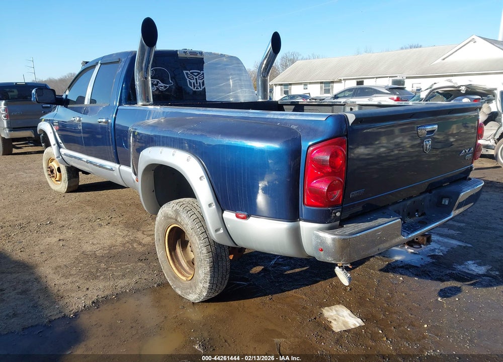 2009 DODGE RAM 3500 LARAMIE VIN: 3D3MX48L99G548999