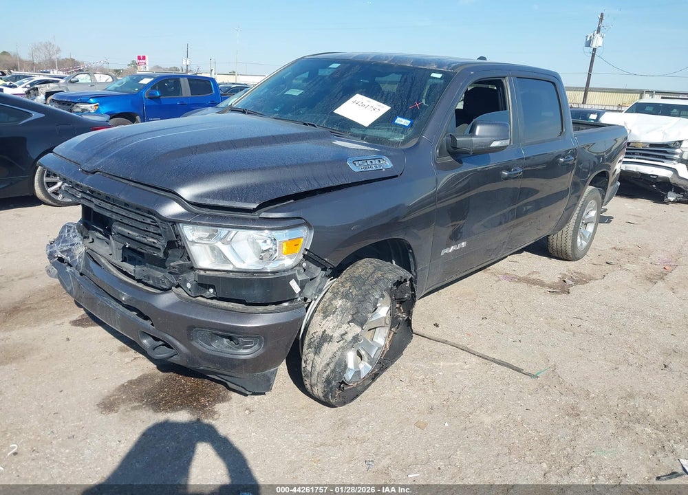 2020 RAM 1500 LONE STAR  4X4 5'7 BOX VIN: 1C6SRFFT6LN374372