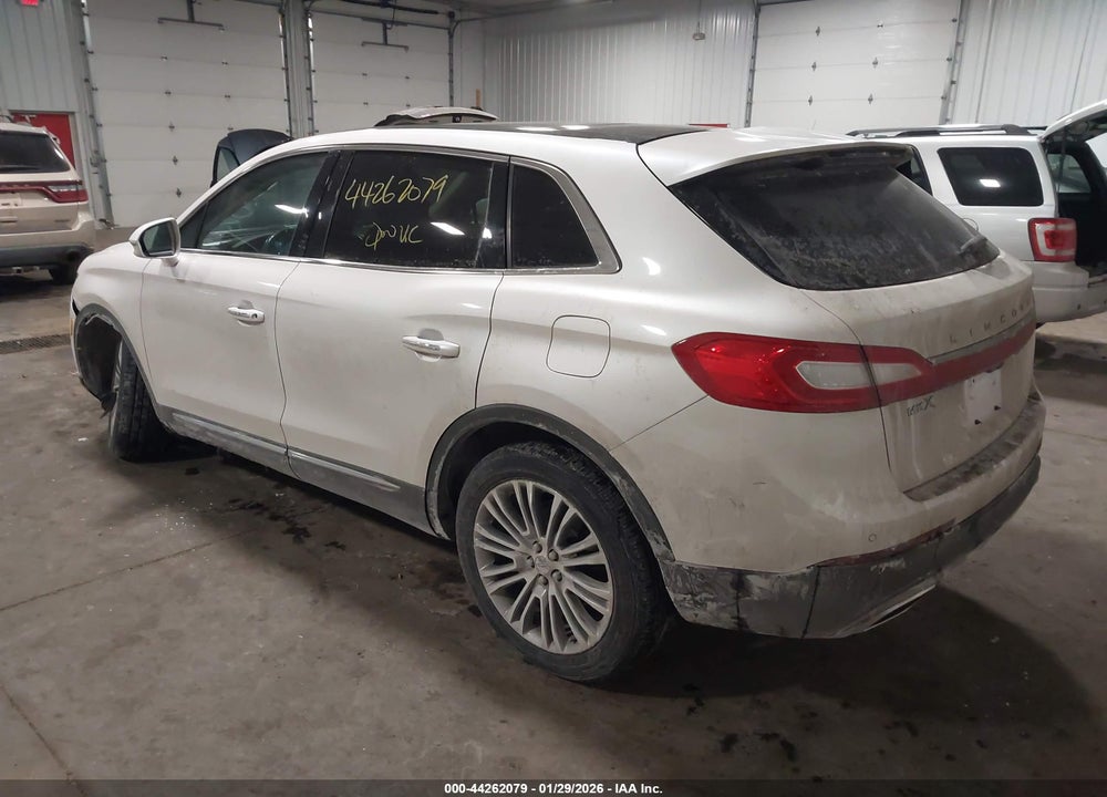 2017 LINCOLN MKX RESERV VIN: 2LMPJ8LR9HBL40505