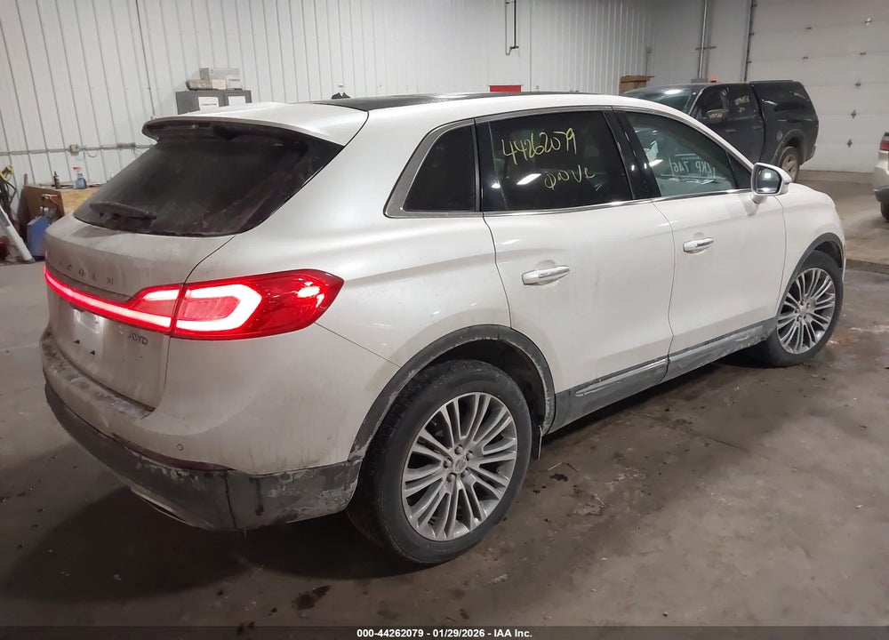 2017 LINCOLN MKX RESERV VIN: 2LMPJ8LR9HBL40505