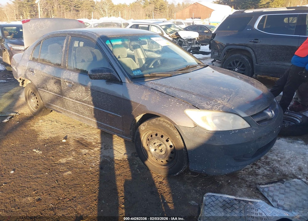 2004 HONDA CIVIC LX VIN: 2HGES16574H641609
