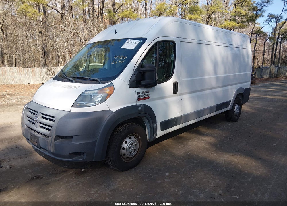 2014 RAM PROMASTER 3500 HIGH ROOF VIN: 3C6URVHD0EE122746