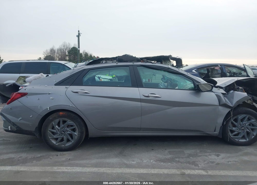 2024 HYUNDAI ELANTRA HYBRID BLUE VIN: KMHLM4DJ0RU095981