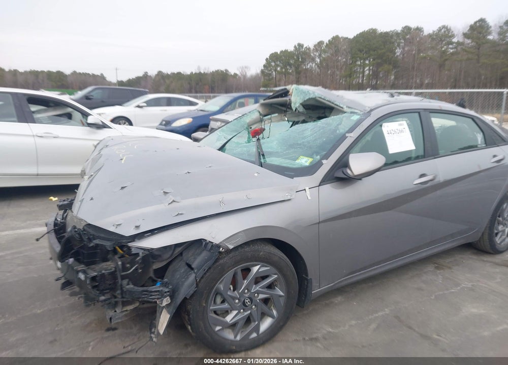 2024 HYUNDAI ELANTRA HYBRID BLUE VIN: KMHLM4DJ0RU095981
