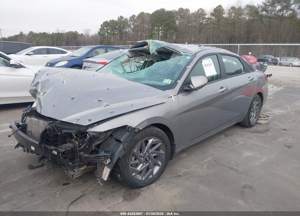 2024 HYUNDAI ELANTRA HYBRID BLUE VIN: KMHLM4DJ0RU095981