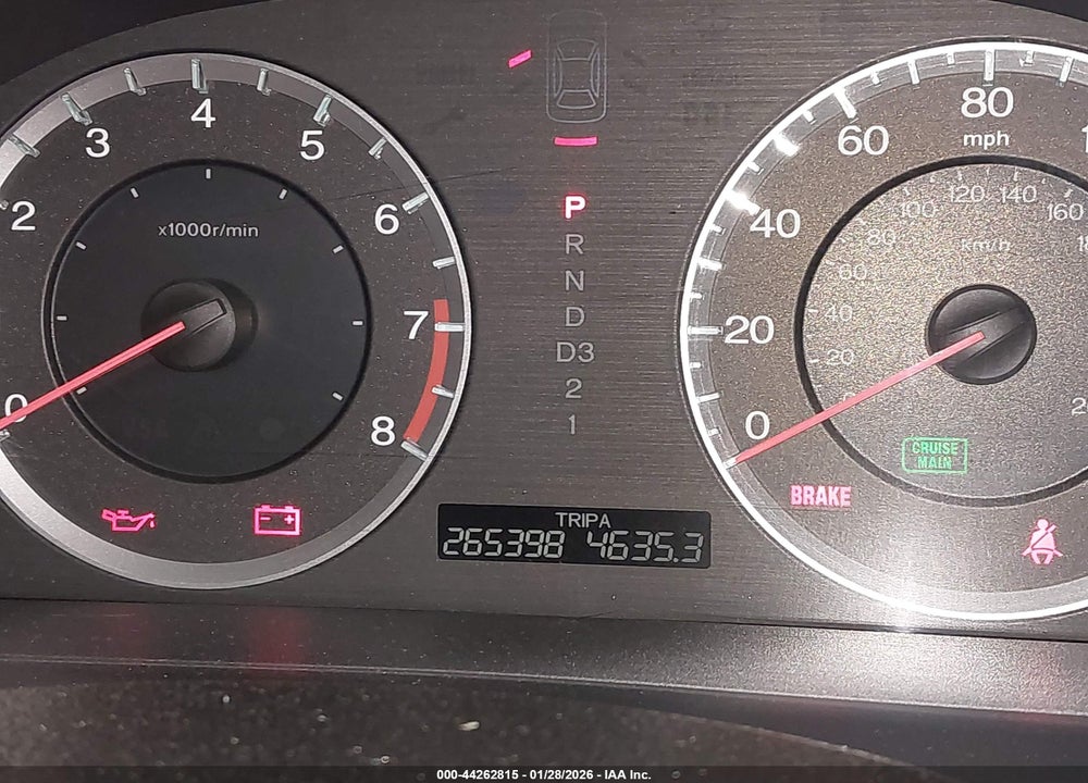 2009 HONDA ACCORD 3.5 EX-L VIN: 1HGCP36869A000603