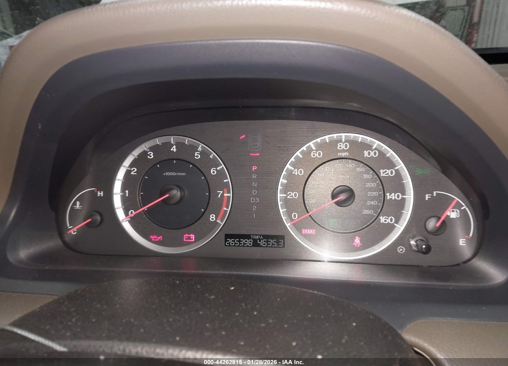 2009 HONDA ACCORD 3.5 EX-L VIN: 1HGCP36869A000603