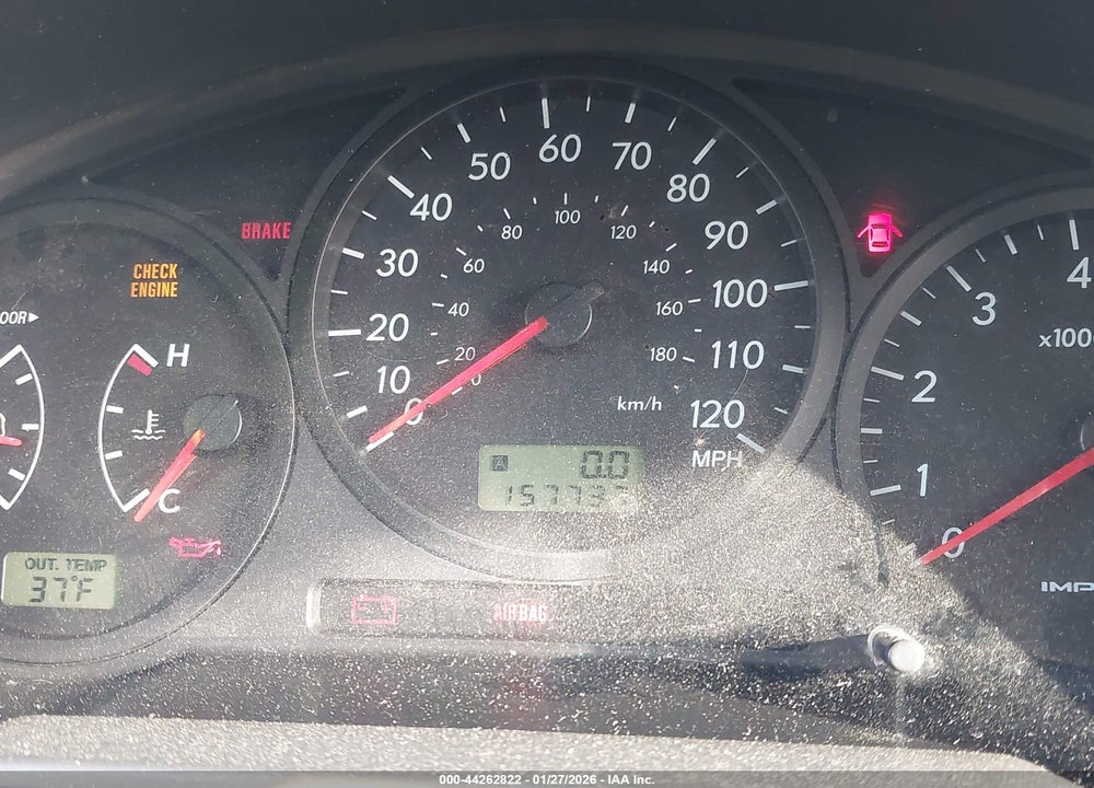 2007 SUBARU IMPREZA 2.5I VIN: JF1GG61647G814515