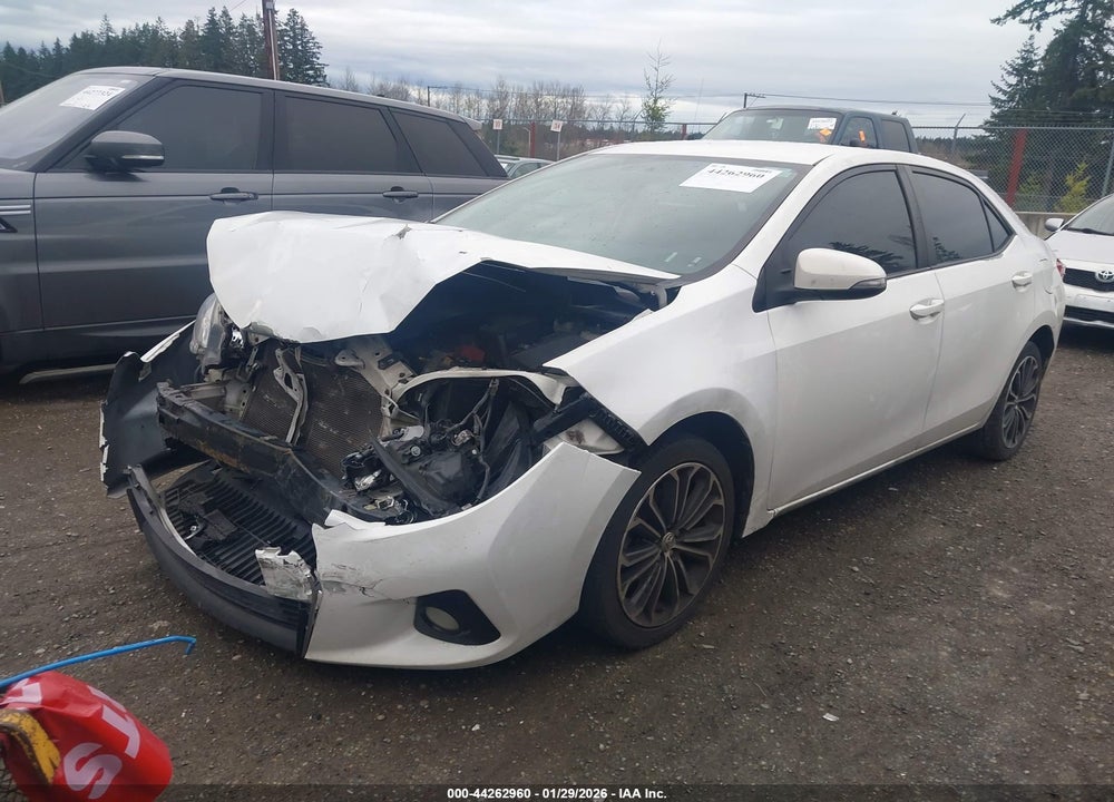 2016 TOYOTA COROLLA S PLUS VIN: 5YFBURHEXGP404859