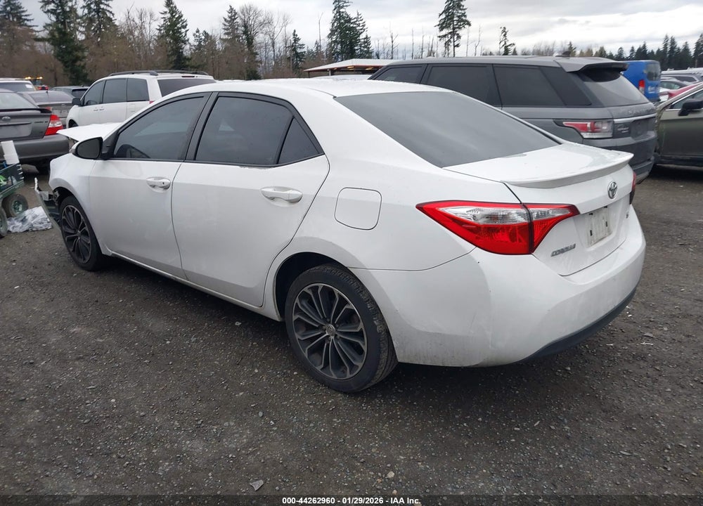 2016 TOYOTA COROLLA S PLUS VIN: 5YFBURHEXGP404859