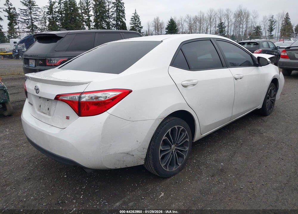 2016 TOYOTA COROLLA S PLUS VIN: 5YFBURHEXGP404859