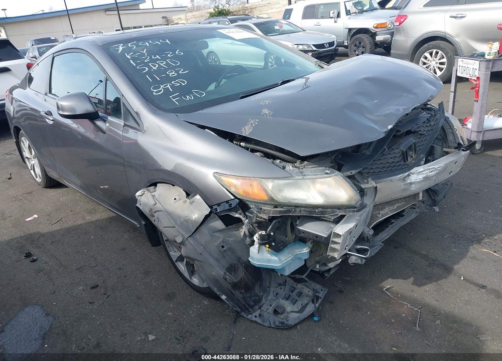 2012 HONDA CIVIC SI VIN: 2HGFG4A54CH704971