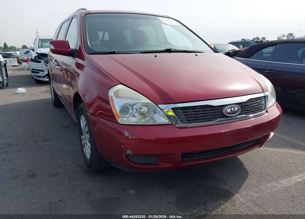 2012 KIA SEDONA LX VIN: KNDMG4C72C6493324