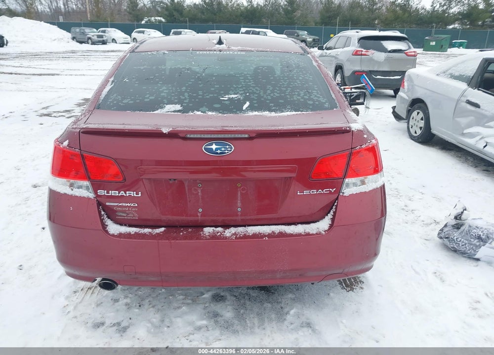 2011 SUBARU LEGACY 2.5I LIMITED VIN: 4S3BMCL64B3223285