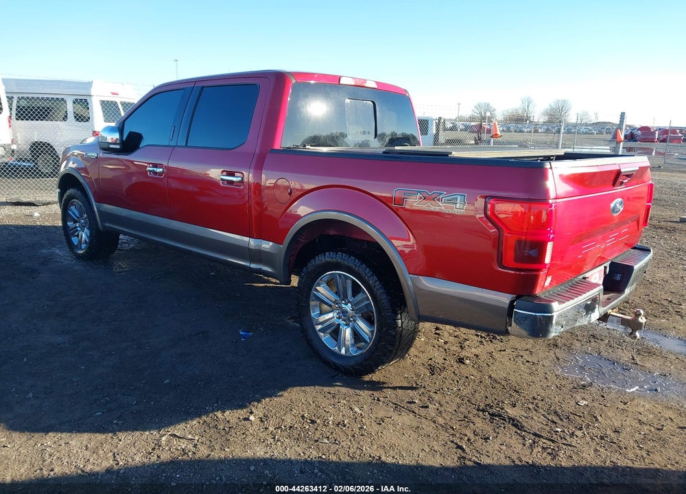 2018 FORD F-150 LARIAT VIN: 1FTEW1E52JKD53716