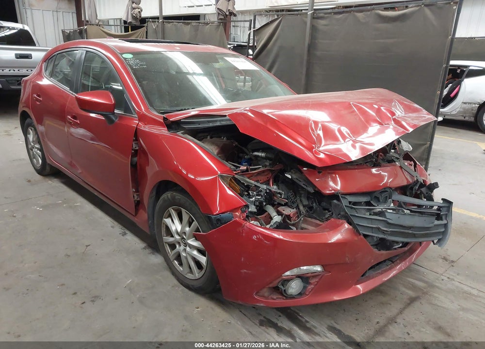 2015 MAZDA 3 I GRAND TOURING VIN: JM1BM1M74F1242125