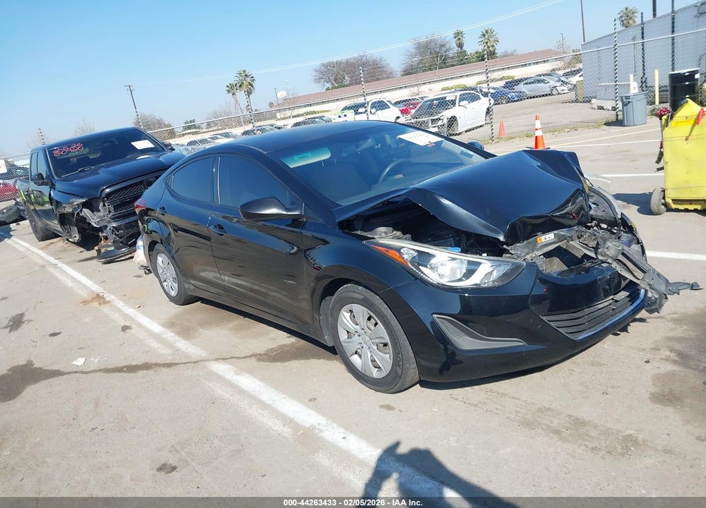 2016 HYUNDAI ELANTRA SE VIN: KMHDH4AEXGU530986