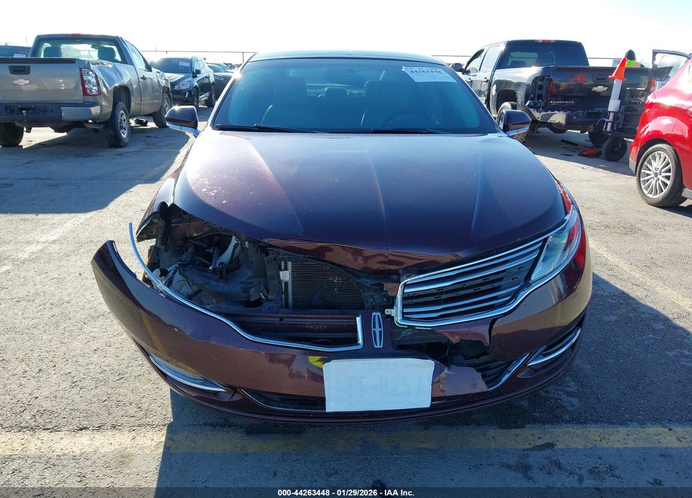 2013 LINCOLN MKZ VIN: 3LN6L2JK8DR806294