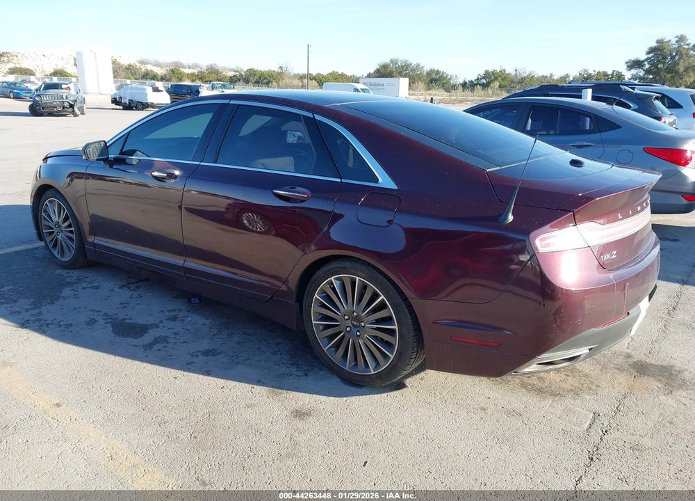 2013 LINCOLN MKZ VIN: 3LN6L2JK8DR806294