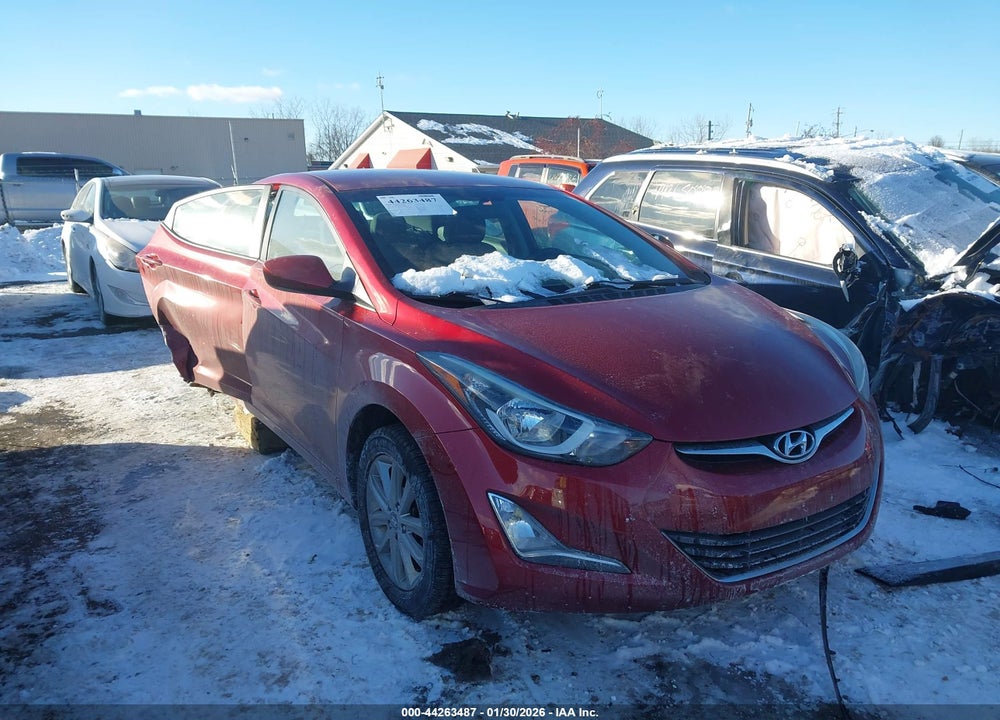 2014 HYUNDAI ELANTRA SE VIN: 5NPDH4AE4EH543888