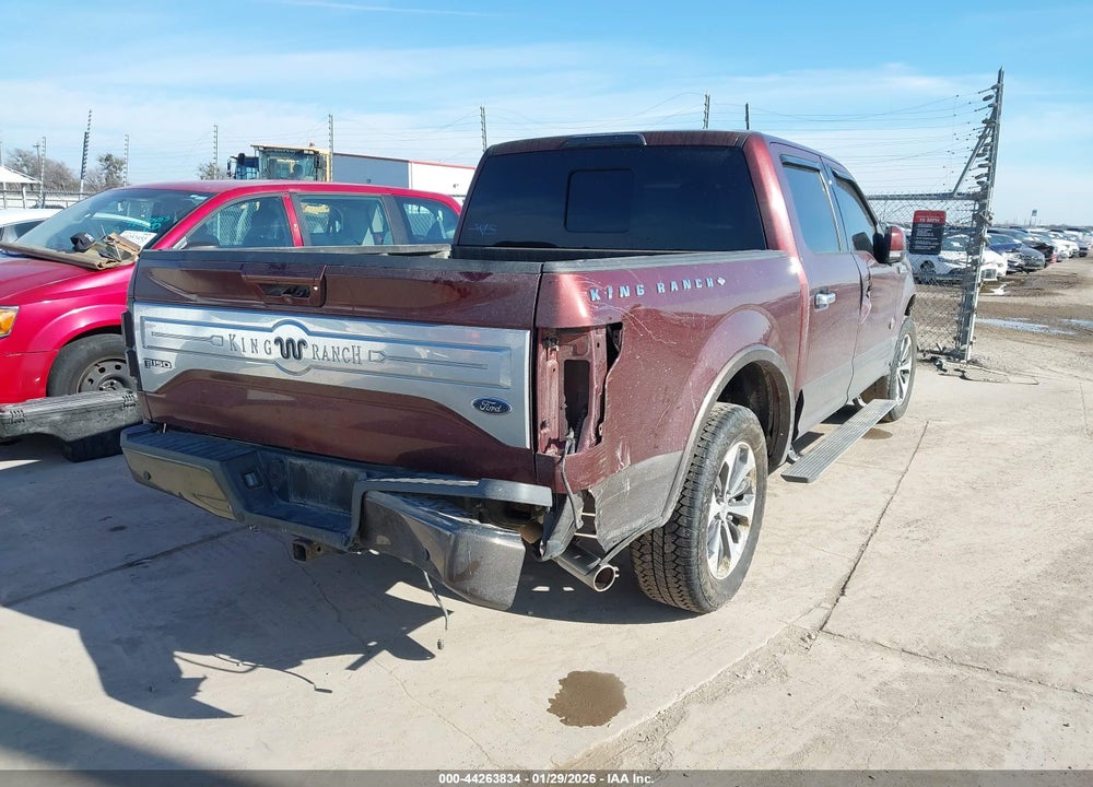 2015 FORD F-150 KING RANCH VIN: 1FTEW1EF3FFB69538