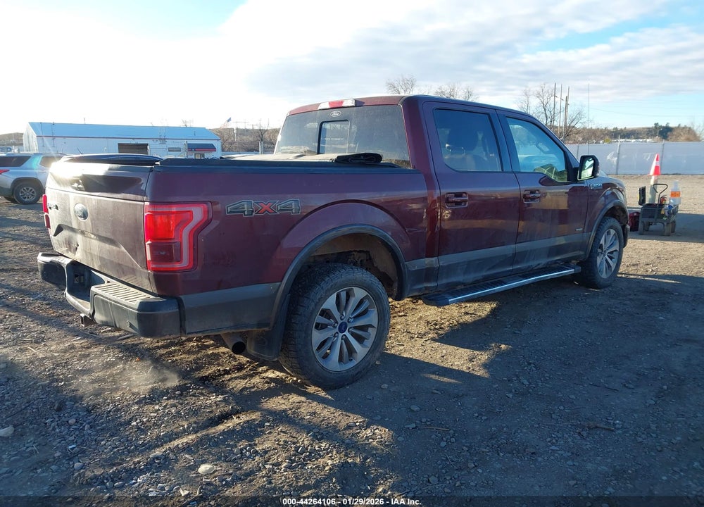 2017 FORD F-150 LARIAT VIN: 1FTEW1EG1HKD36286
